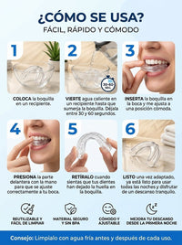 Protector Bucal Antirronquidos KALMALOOM — Pack 1+1 Gratis