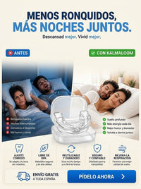 Protector Bucal Antirronquidos KALMALOOM — Pack 1+1 Gratis